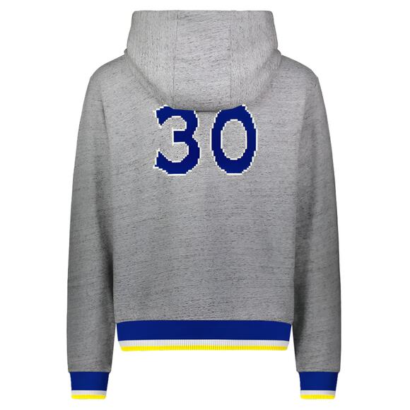 Mostly Heard Rarely Seen 8-Bit Stephen Curry #30 Warriors Bridge Number Hoodie M - Picture 1 of 11